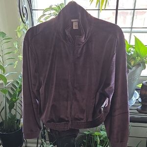 Victoria's Secret Purple Zip Jacket W Matching Joggers